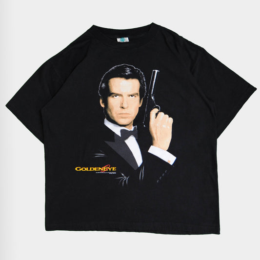 90's GOLDENE EYE ムービーTシャツ 黒 (XL)/A4011T-SO