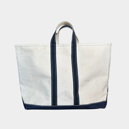80's L.L.Bean Boat&Tote キャンバストートバッグ ショートハンドル /A9739AC-SO