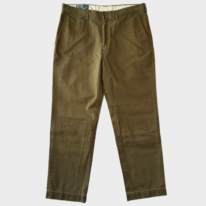 00's Ralph Lauren ラルフローレン ポロチノ PRESTON PANT カーキ (W34/L32) /A9067P-SO