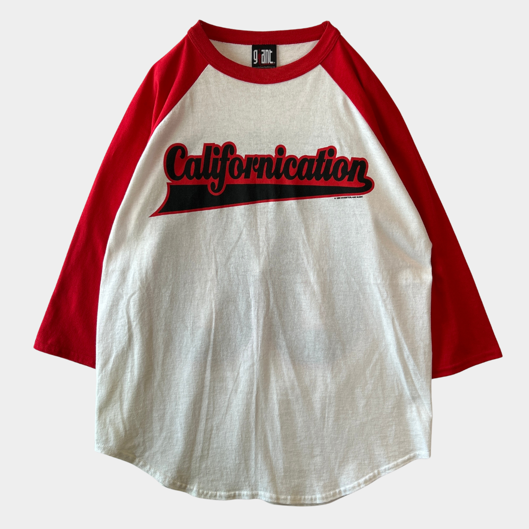 90's Red Hot Chili Peppers レッチリ "CALIFORNICATION" ラグラン バンドTシャツ giant(L)/C1281T-SO