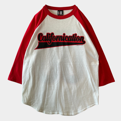 90's Red Hot Chili Peppers レッチリ "CALIFORNICATION" ラグラン バンドTシャツ giant(L)/C1281T-SO