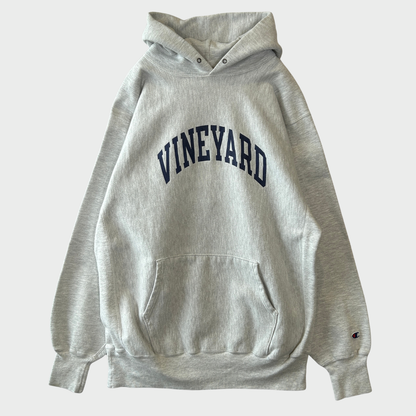 90's Champion チャンピオン Reverse Weave リバースウィーブ VINE YARD スウェットフーディー パーカー  グレー (2XL) /C0197R-SO