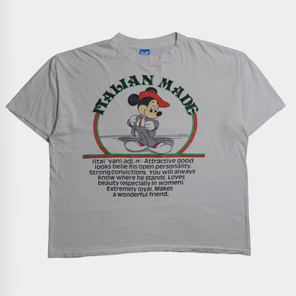 90's Disney ITALIAN MADE ミッキーTシャツ/A3466T-S