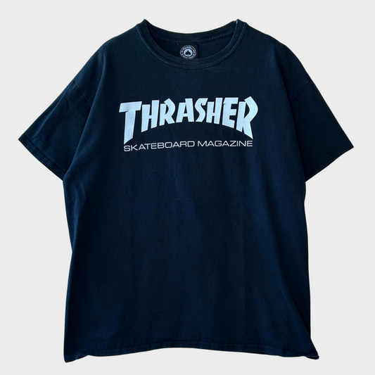00's THRASHER "SKATEBOARD MAGAZINE" スラッシャー Tシャツ ブラック (不明)/A7520T-SO