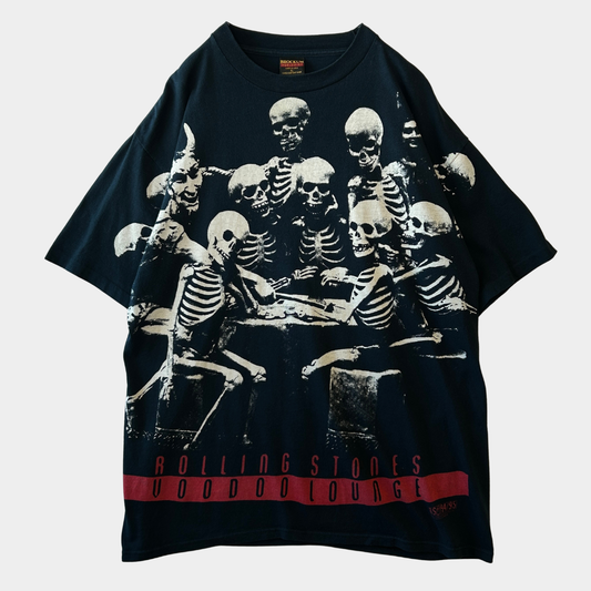 90's BROCKUM Rolling Stones ローリング・ストーンズ Voodoo Lounge ワールドツアーTシャツ バンドT (XL)/C0516T-0SO
