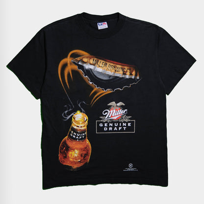 90s MILLER Beer企業Tシャツ（L）/A3442T-S