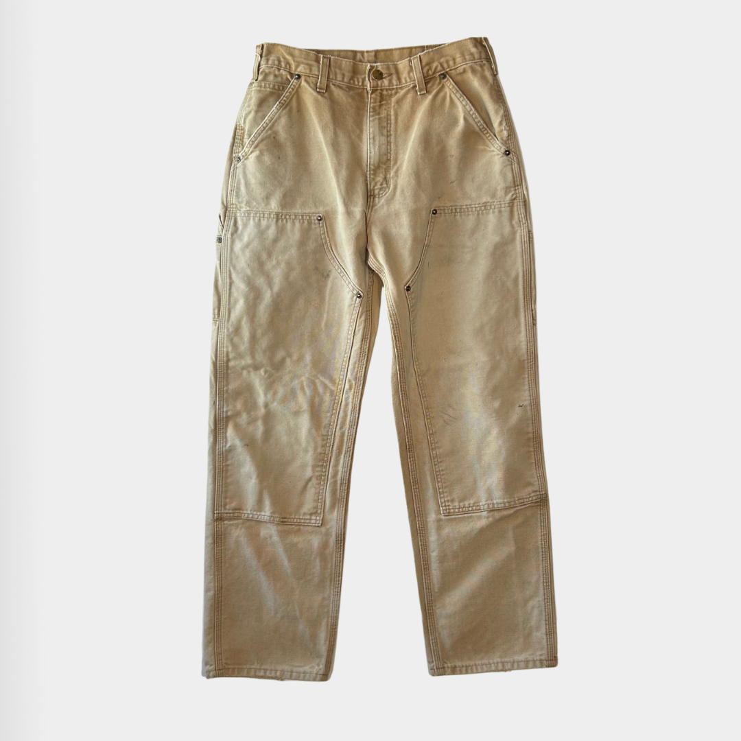 久*賀様 カーハート　ダブルニーパンツ　ベージュ　31×32 carhartt カーハート ダブルニーパンツ ベージュ(31×32)/A6078P-SO