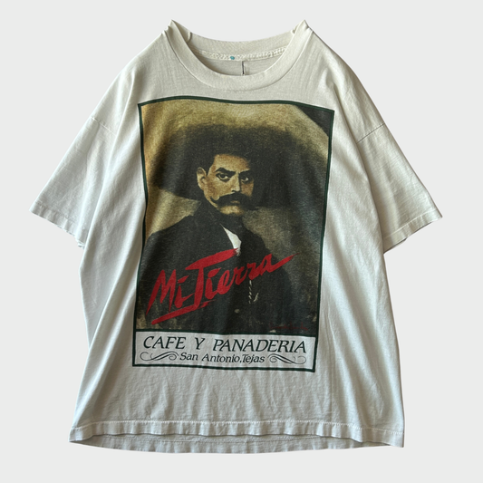 90's Emiliano Zapata エミリアーノ・サパタ Tシャツ 白 (サイズ不明)/A7397T-SO