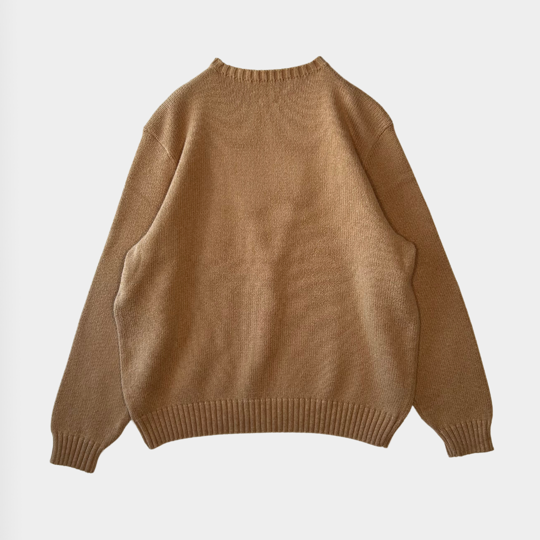 Polo by Ralph Lauren ラルフ ローレン コットンニット ベージュ (XL Polo by Ralph Lauren ラルフ ローレン コットンニット ベージュ (XL