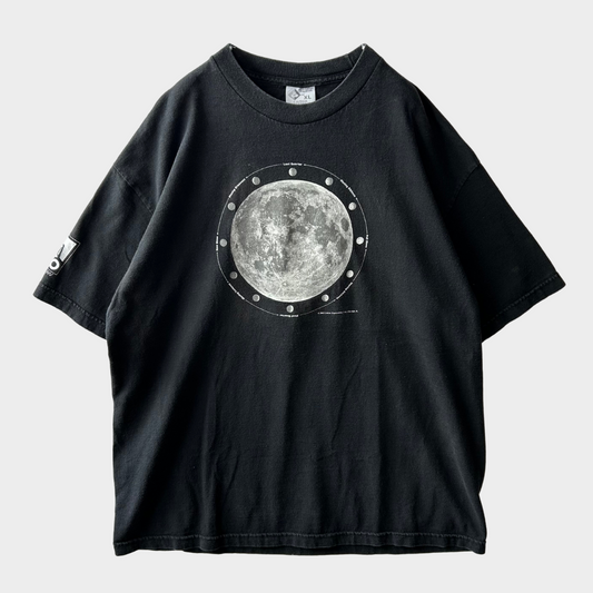 00's NRAO Green Bank,WV MOON PHASED Tシャツ 黒 (XL)/B2138T-SO