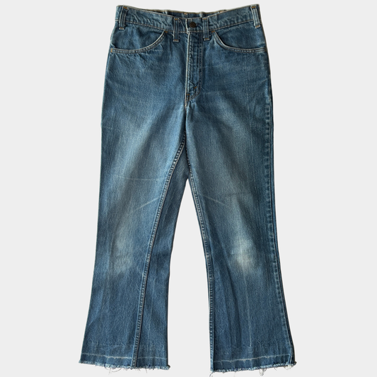 80's Levi's 646 リーバイス オレンジタブ フレアデニムパンツ 青 (W30~31)/A2168P-SO