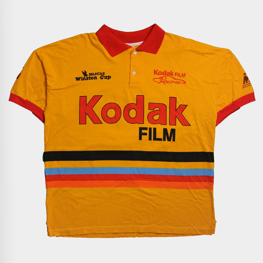 90's Kodak FILM RACINGポロシャツ(XL)/A3113T-S