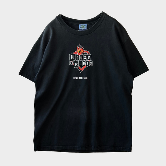 00's HOUSE OF BLUES NEW ORLEANS T-shirt 黒 (L)/B2117T-SO
