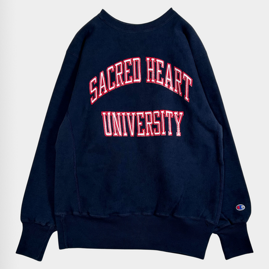 90's リバースウィーブ SACRED HEART UNIVERSITY 紺 (L)/A0994S-SO