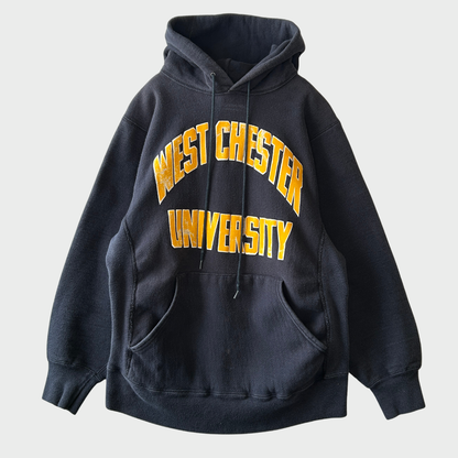 90's Sand-Knit リバースタイプ WEST CHESTER UNIVERSITY カレッジスウェット フーディー ネイビー (M) /B2840S-SO