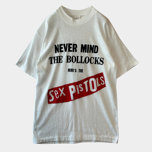 80's Sex Pistols セックス・ピストルズ 『勝手にしやがれ！！』 バンドTシャツ 白 REBEL (M)/A4025T-SO