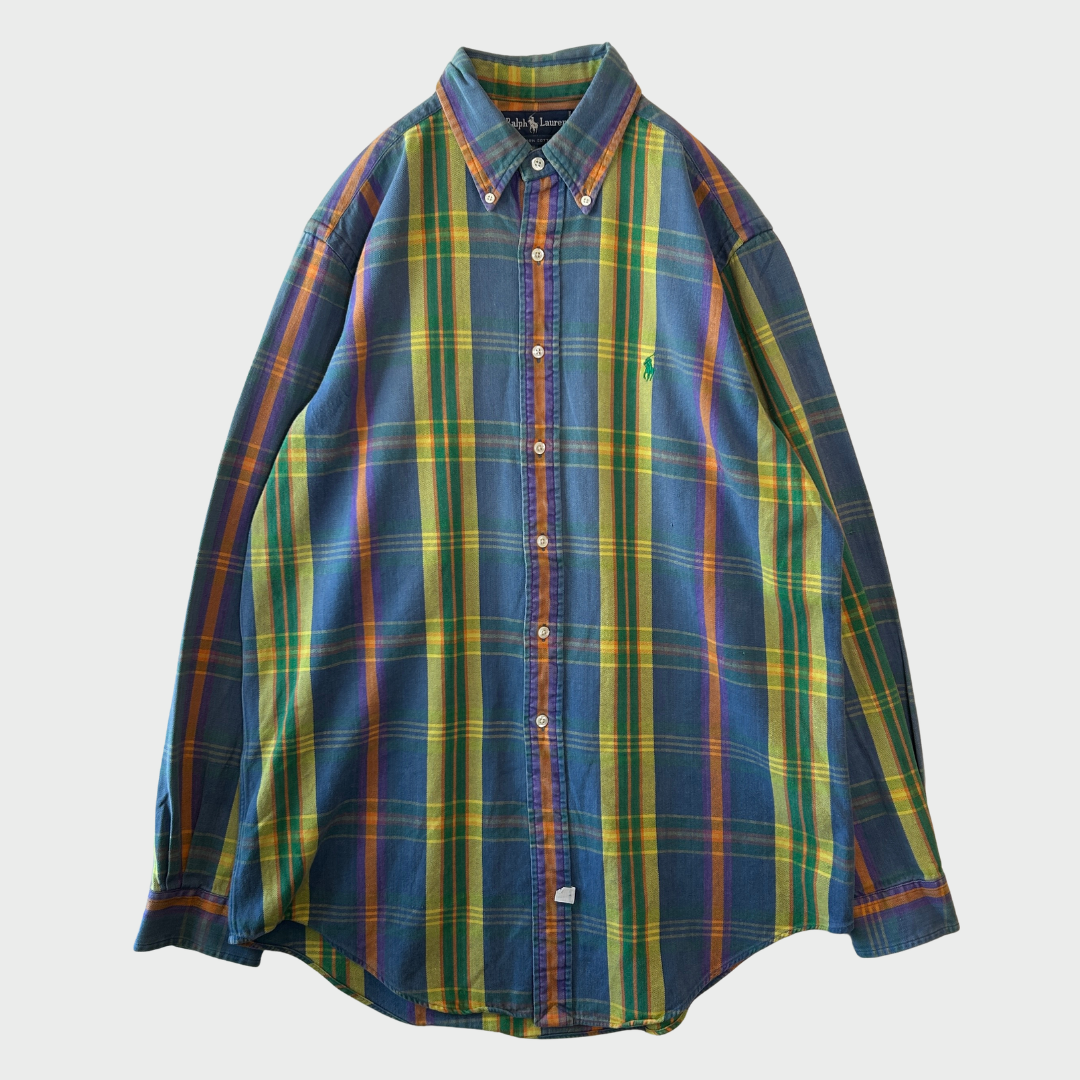 Ralph Lauren ラルフローレン チェックシャツ (L) /A2479SH-SO