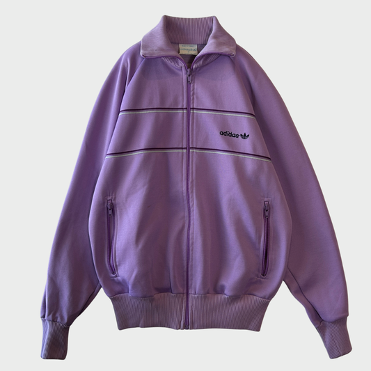 80's adidas アディダス トラックジャケット トレフォイル パステルラベンダー(S)/A8124J-SO