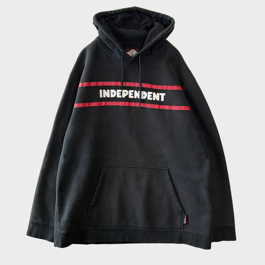 INDEPENDENT インディペンデント プルオーパー フーディ パーカー ブラック (XL) /C1584S-SO