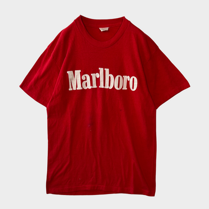 80's Ebert Marlboro ロゴTシャツ Made in USA Tシャツ 赤 (L)/A6401T-SO