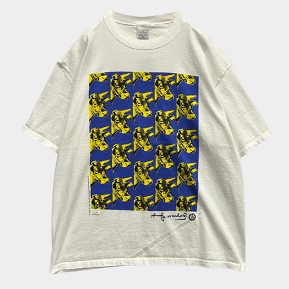 "お客様お問合せ商品" 90's te Neues アンディー・ウォーホル "Cow" アートTシャツ 白 (XL)/C0687S-SO