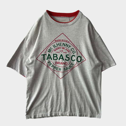90’s TABASCO Made in USA 企業Tシャツ 白 (サイズ不明)/B2149T-SO