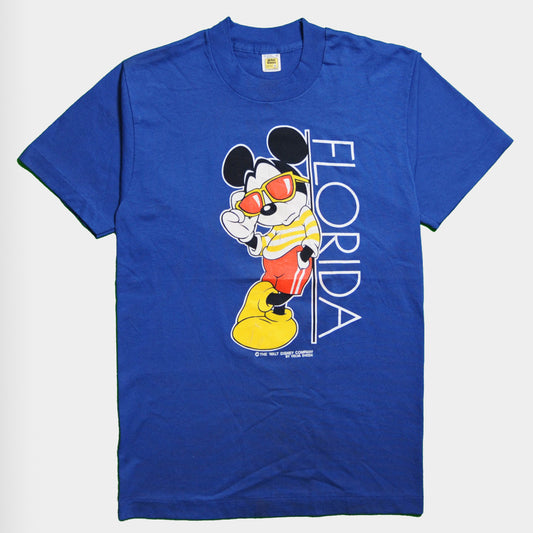 80's MICKEY FLORIDA Tシャツ(M)/A2802T-S