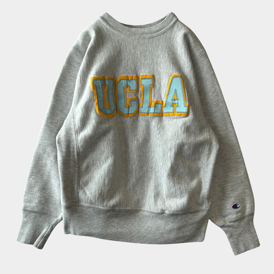 80's Champion Reverse Weave リバースウィーブ UCLA ワッペン カレッジスウェット グレー(M)/C0665R-SO