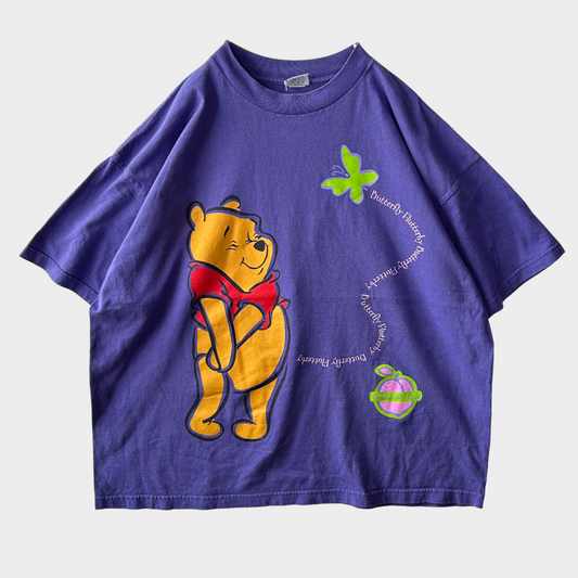 90's Pooh Pooh Garden Club Tシャツ 紫 (XXL)/A2980T-SO