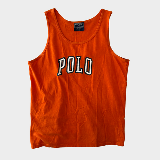 00's POLO SPORT タンクトップ オレンジ (XL)/B2446T-SO