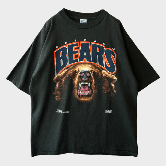 90's  SALEM  NFL  CHICAGO BEARS Tシャツ 黒 XL/B2753T-SO