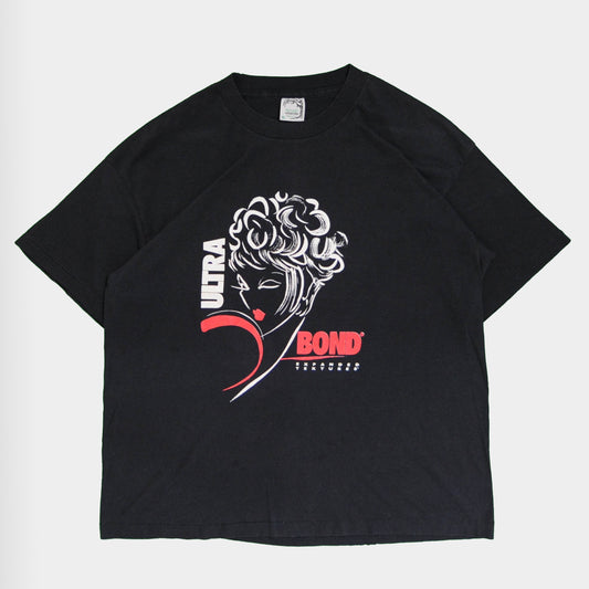 80's KINGSTEE ULTRA BOND Tシャツ 黒 (XL)/A2780T-SO
