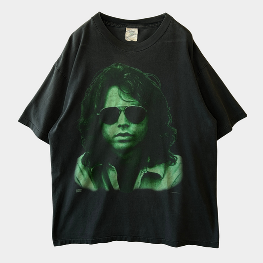 90's Winterland The Doors ドアーズ ジム・モリソン フォトTシャツ 黒(XL)/A7262T-SO