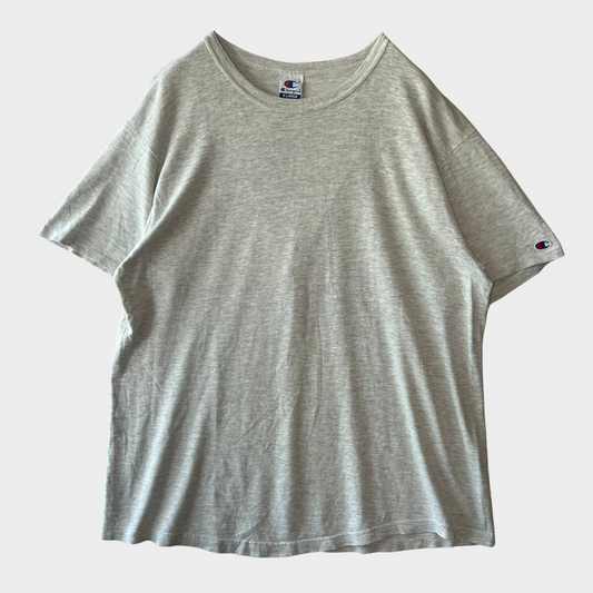90's Champion 無地Tシャツ 白 (XL)/A2347T-SO