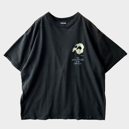 80's DELTA オペラ座の怪人 ミュージカルTシャツ 黒 (XL)/B2029T-SO