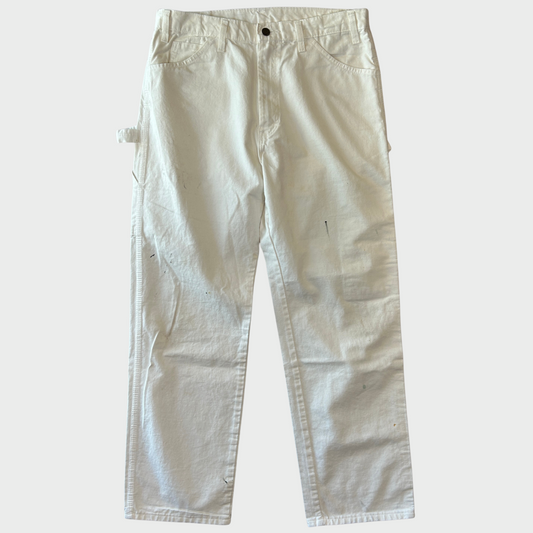 00's Dickies×Sherwin Williams ディッキーズ ペインターパンツ 白 (34×32)/A7030P-SO