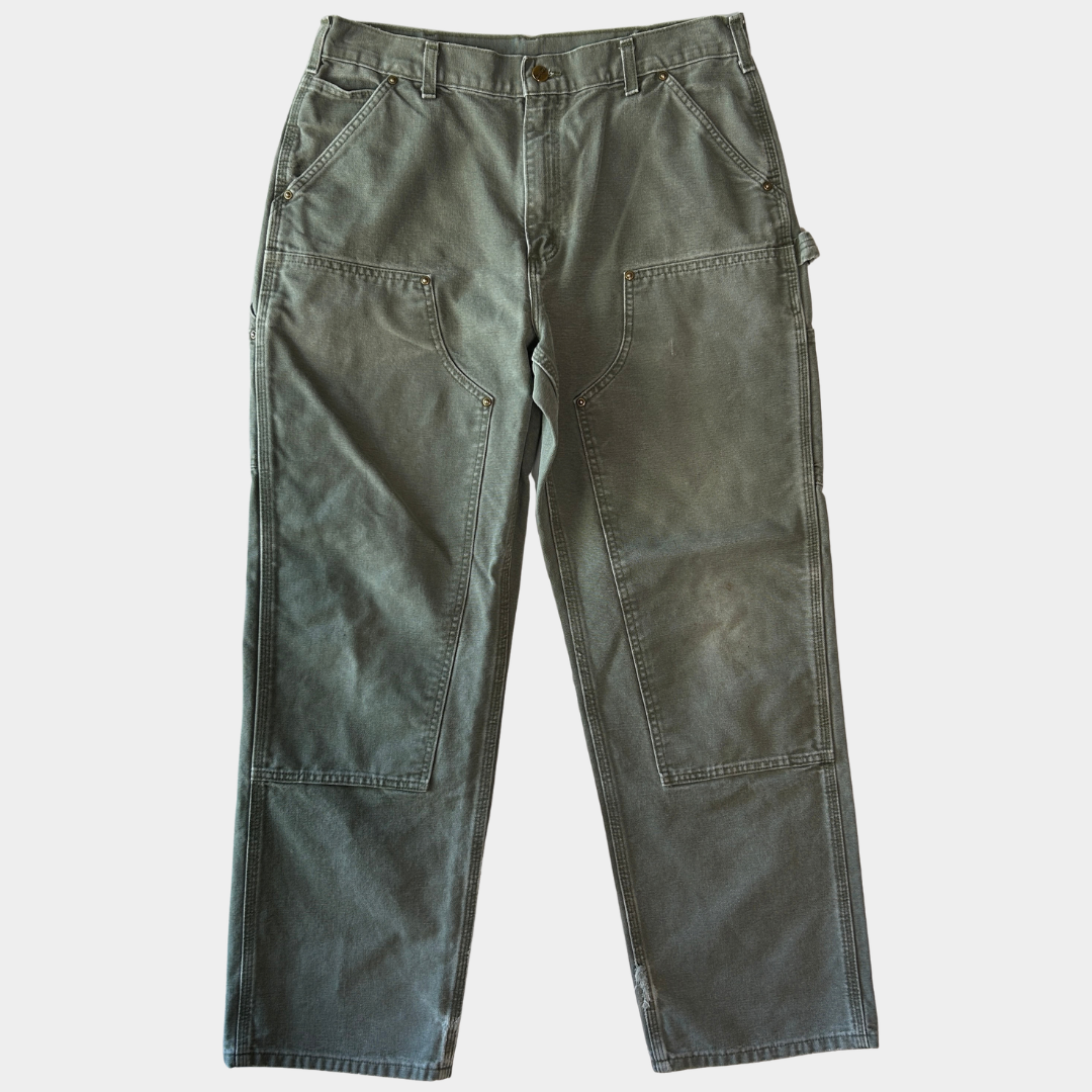 2018 Carhartt カーハート ダブルニーパンツ B136-MOS (34×32)/C1670P-SO