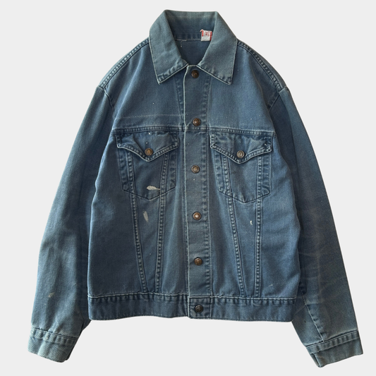 70's Levi's リーバイス 70505 コットンツイル トラッカージャケット ネイビー(38)/C0765J-SO