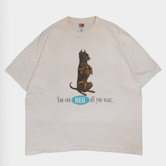 00's "You can BEG all you want..." Tシャツ (XXL)/A3965T-O