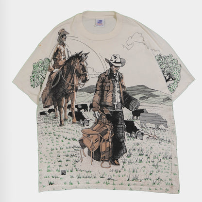 90's cowboy Tシャツ (XXL)/A3992T-O