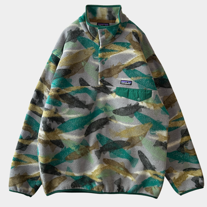 2016 Patagonia パタゴニア スナップT フリースプルオーバー トラウトカモ 限定モデル(M)/C1745F-SO