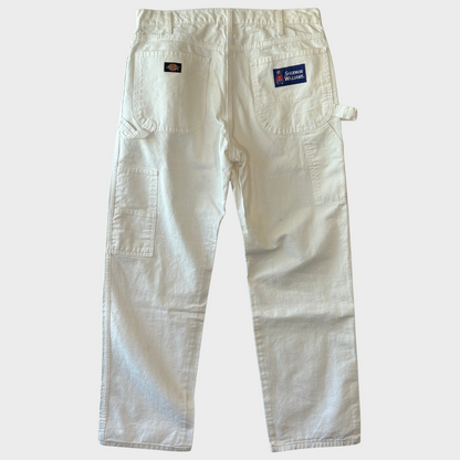 00's Dickies×Sherwin Williams ディッキーズ ペインターパンツ  ペンキ 白(32×30)/B2249P-SO