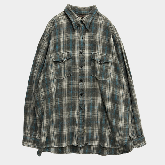 90's RRL Ralph Lauren shirt ラルフローレン ネルシャツ (XXL)/A8327S-SO