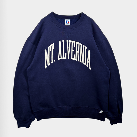 Russell Athletic ラッセル カレッジスウェット M T.ALVERNIA 紺(L)/A5251SW-SO