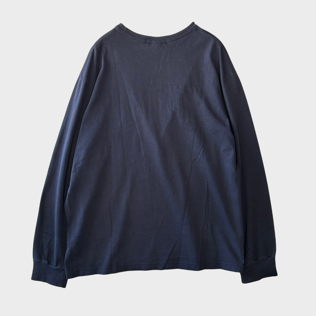 90's Polo Ralph Lauren ”POLO” ロンT ネイビー(XL)/B1989T-SO