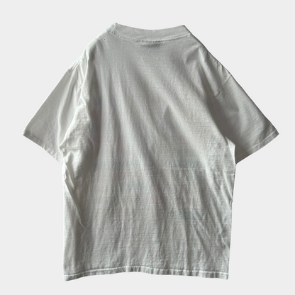 90's "What iz art?" by Fred Babb フレッドバブ アートTシャツ 白(L)/B1967T-SO