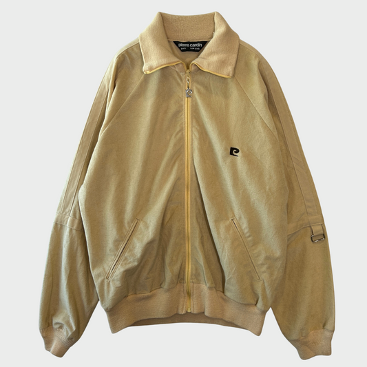 90's  Pierre Cardin  トラックジャケット  ベージュ  サイズ不明 /B2982J-SO