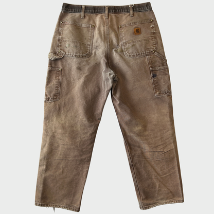 00's Carhartt カーハート ダブルニー ワークパンツ ペインター 襤褸 B136 DKB(34×30)/B3425P-SO