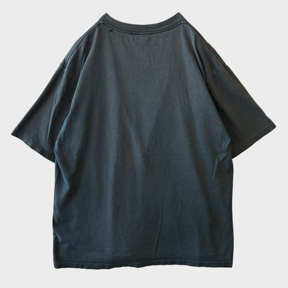 90's Villege Mews JACK DANIEL'S ジャック ダニエル プリントTシャツ 黒 (L)/B3721T-SO