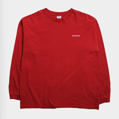 00's Patagonia Organic CottonロゴプリントL/S Tシャツ(XL)/A2379T-S